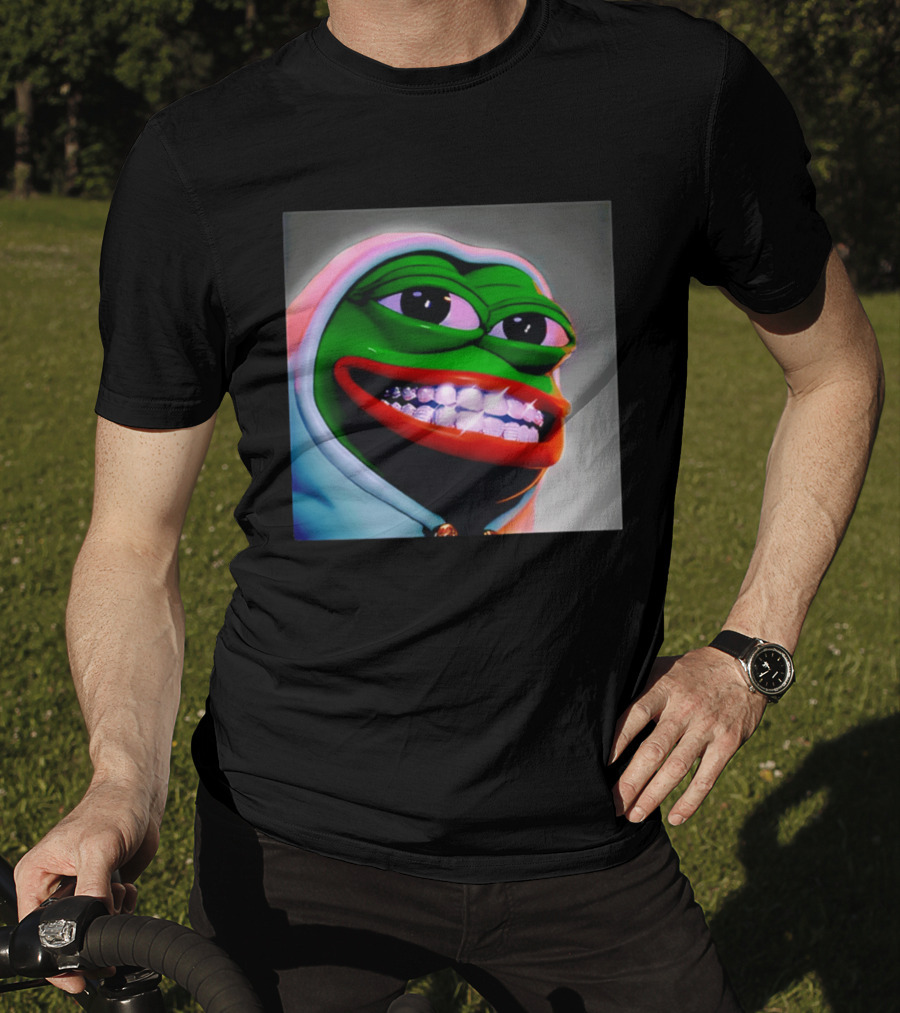 Pepe The Frog Diamond Teeth Drip T-Shirt
