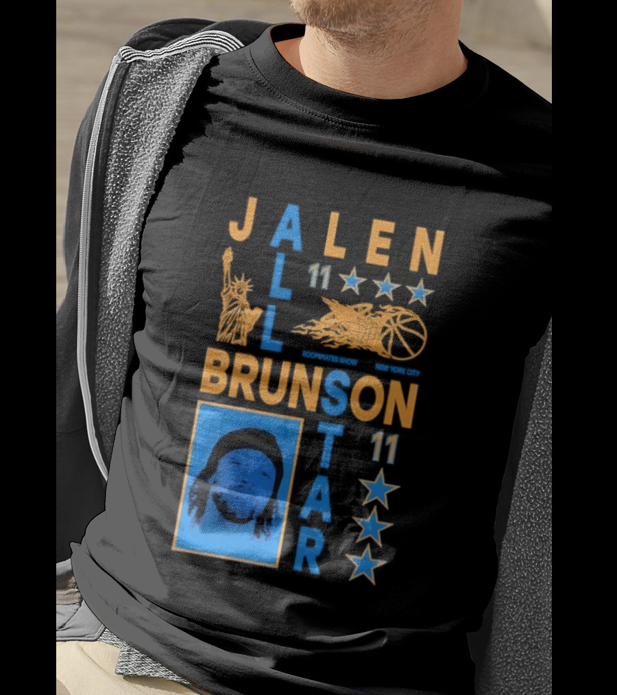 Jalen Brunson 11 New York Basketball Star Player T-Shirt