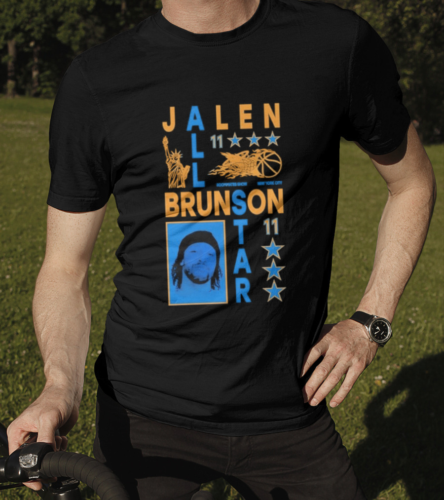 Jalen Brunson 11 New York Basketball Star Player T-Shirt