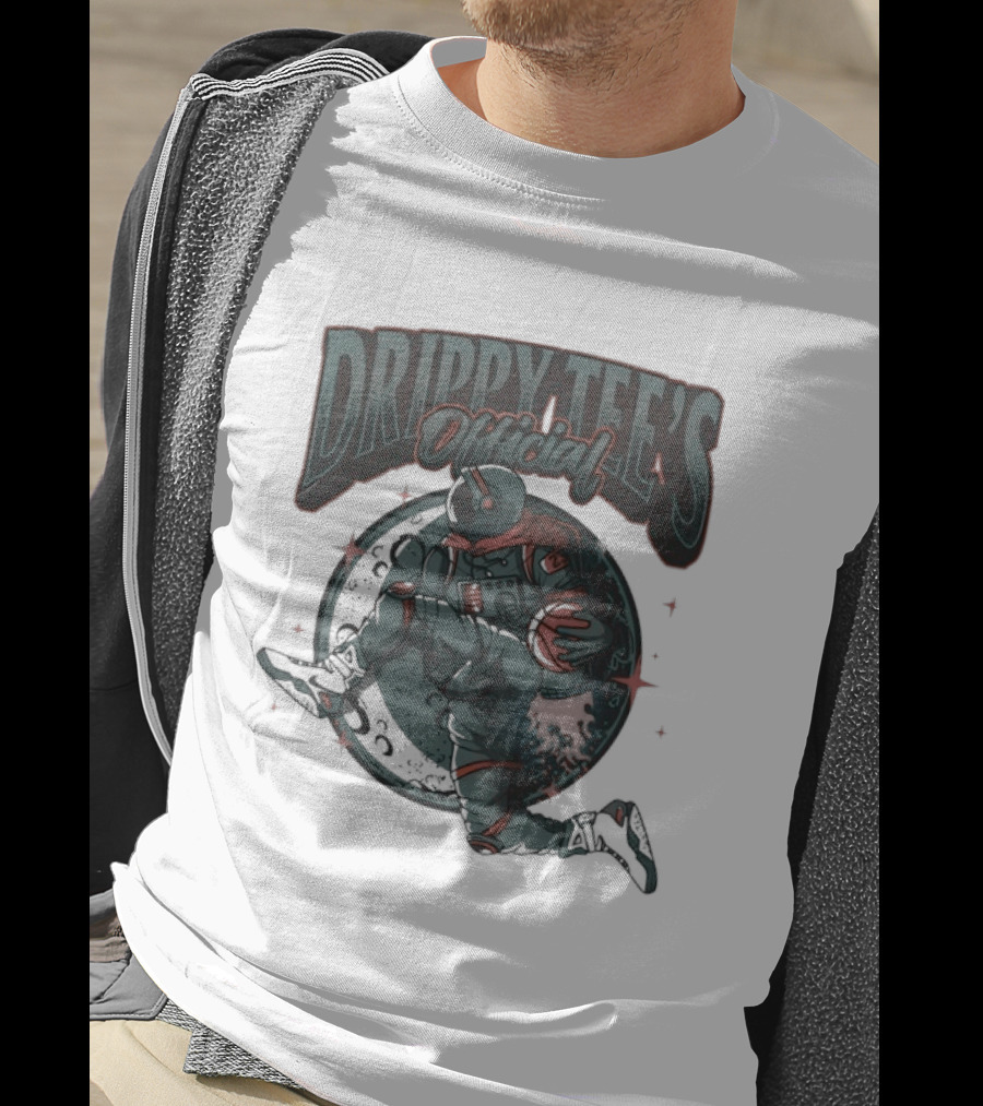 Drippy Tee's Official Astronaut Playing Basketball Sky Is The Limit Keep Your Head Up T-Shirt