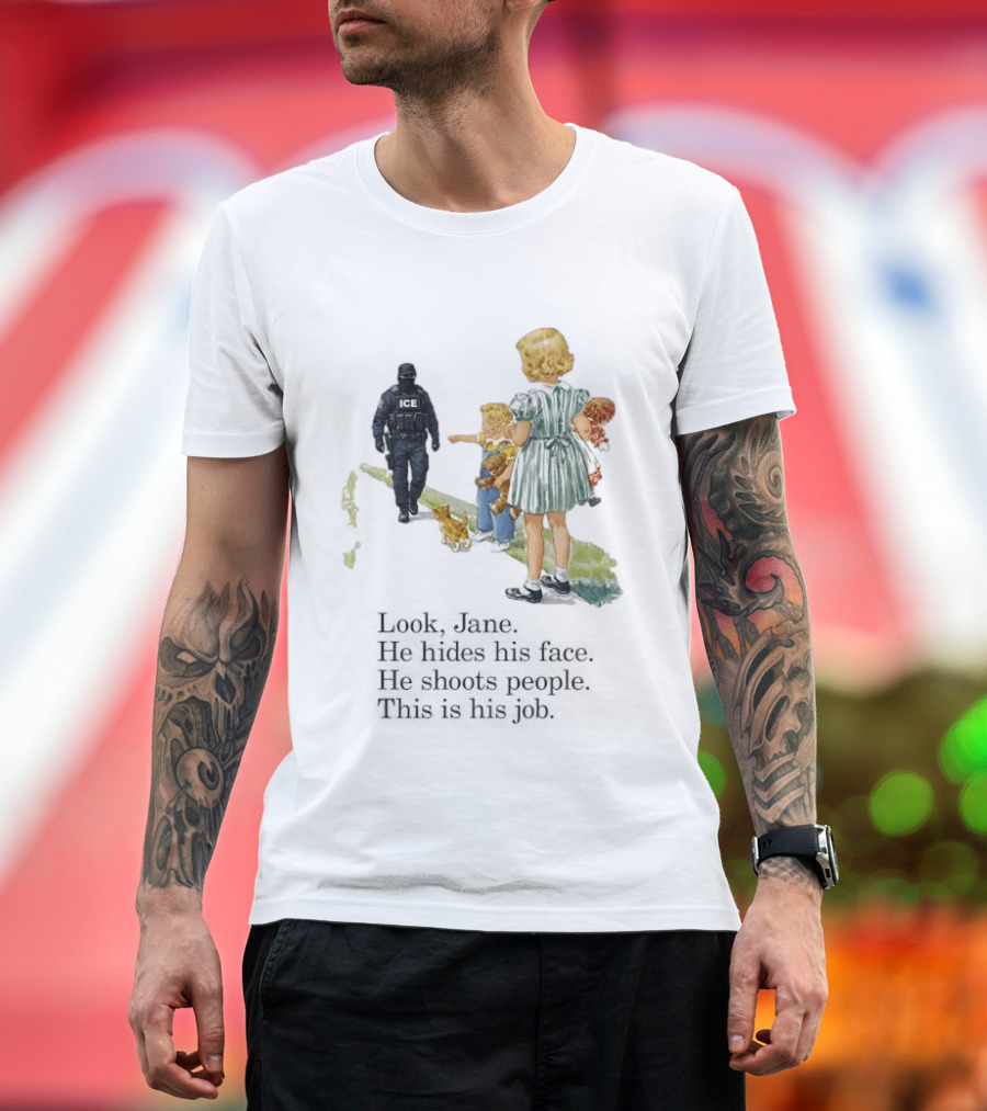 ICE Tactical Officer With Children T-Shirt