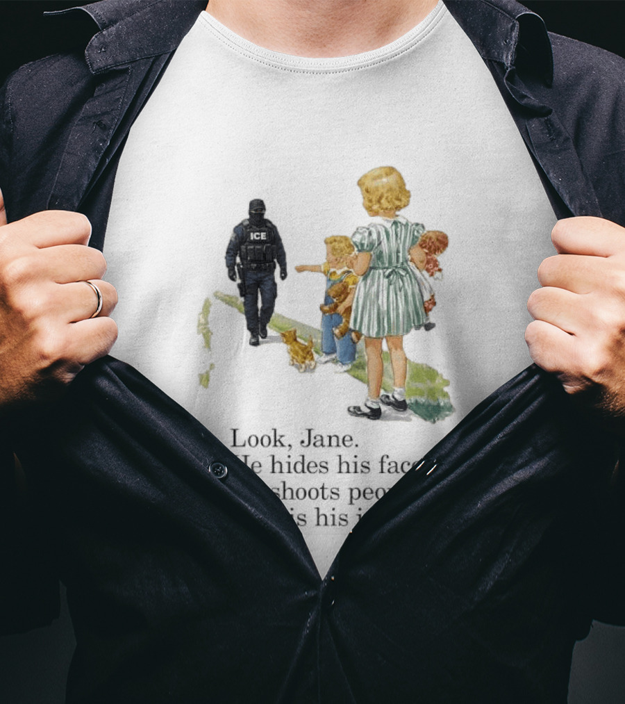 ICE Tactical Officer With Children T-Shirt
