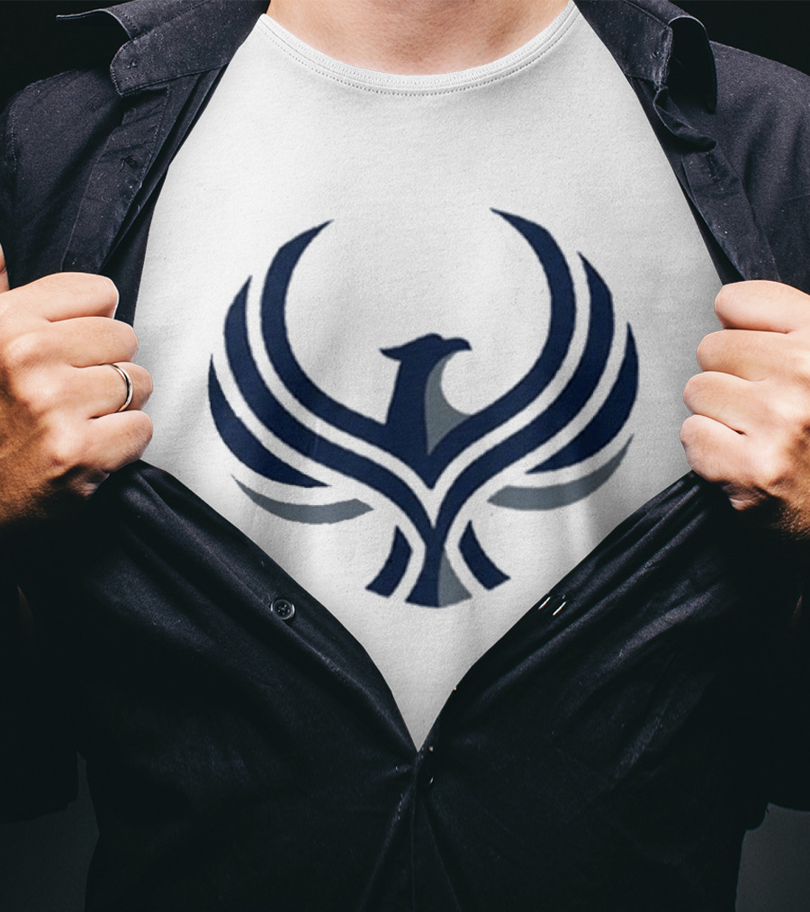 Minnesota Rebel Alliance Resistance Icon With Phoenix Bird T-Shirt