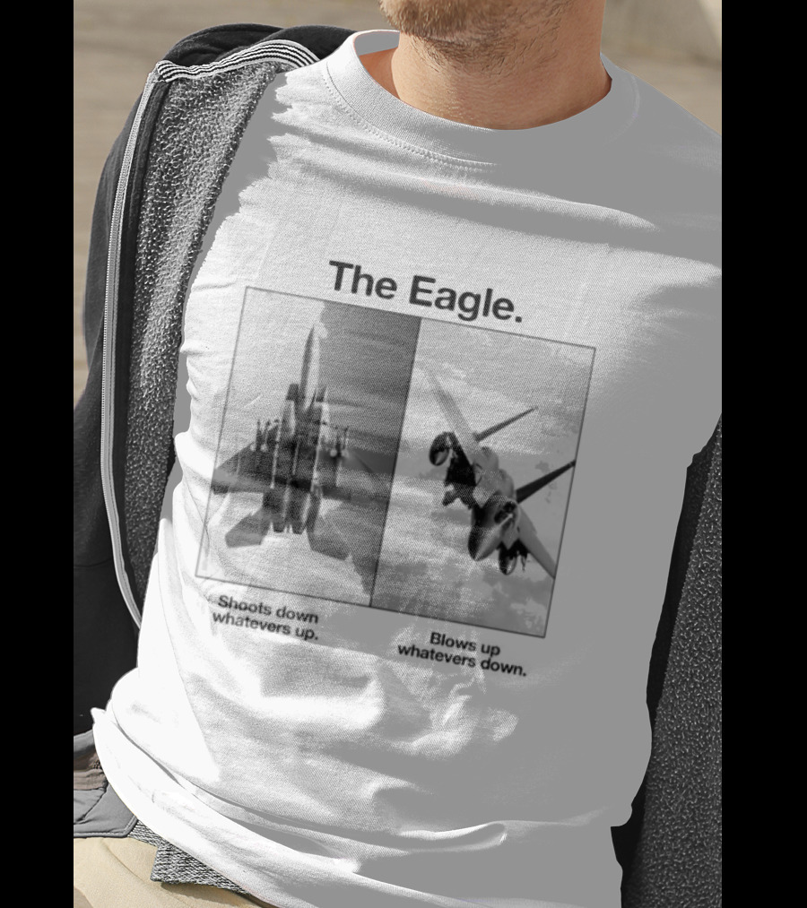 The Eagle F 14 Tomcat F 15 Eagle Fighter Jet Showdown T-Shirt