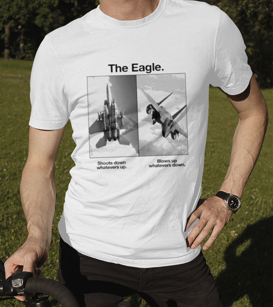 The Eagle F 14 Tomcat F 15 Eagle Fighter Jet Showdown T-Shirt
