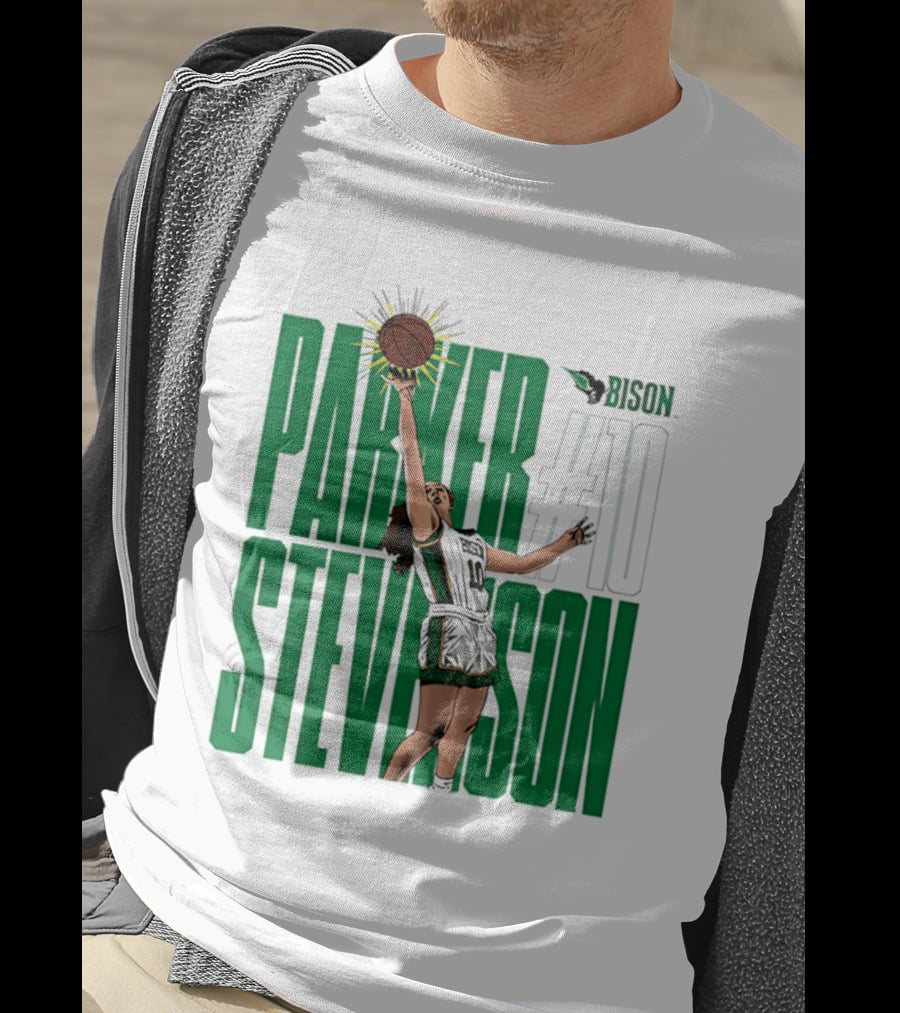 Parker Stevenson OKBU Bison #10 Basketball NCAA Caricature T-Shirt