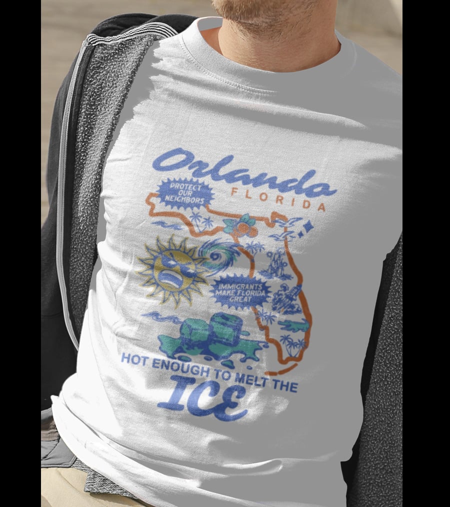 Orlando Florida Sun Fun Hot Enough To Melt The ICE T-Shirt