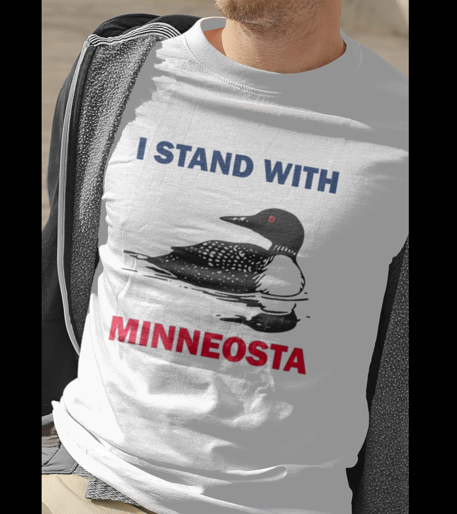 I Stand With Minnesota Common Loon T-Shirt