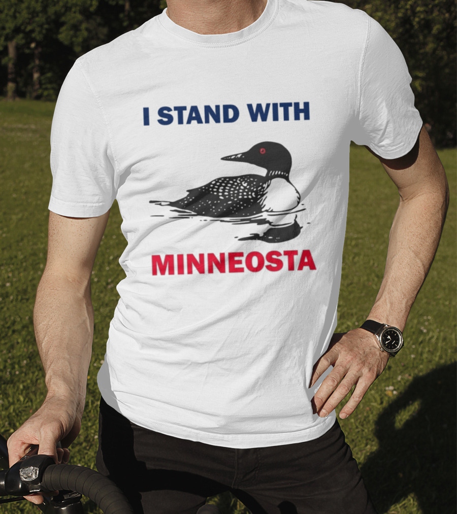 I Stand With Minnesota Common Loon T-Shirt