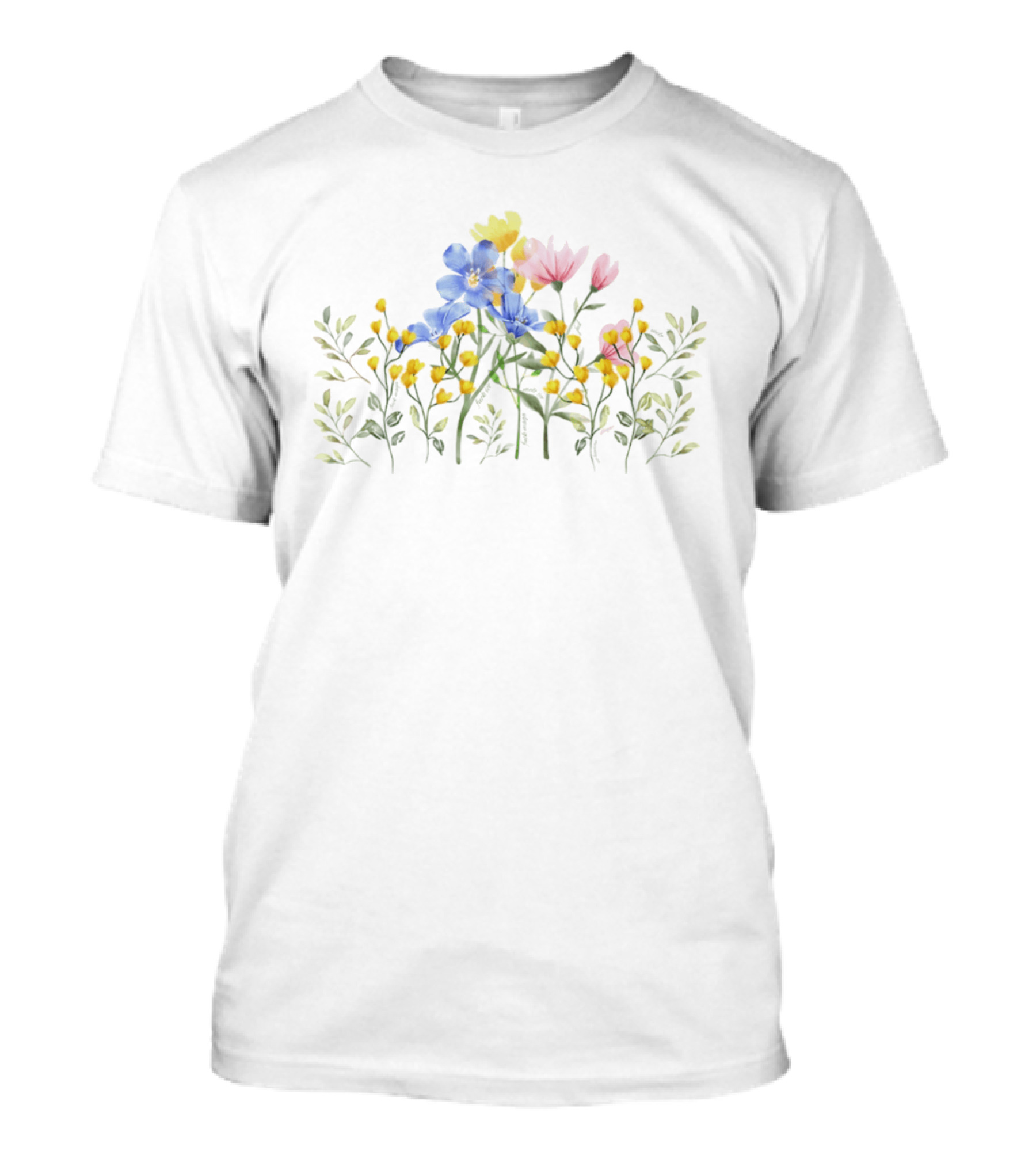 Wildflower Bouquet Nature Blossoms T-Shirt