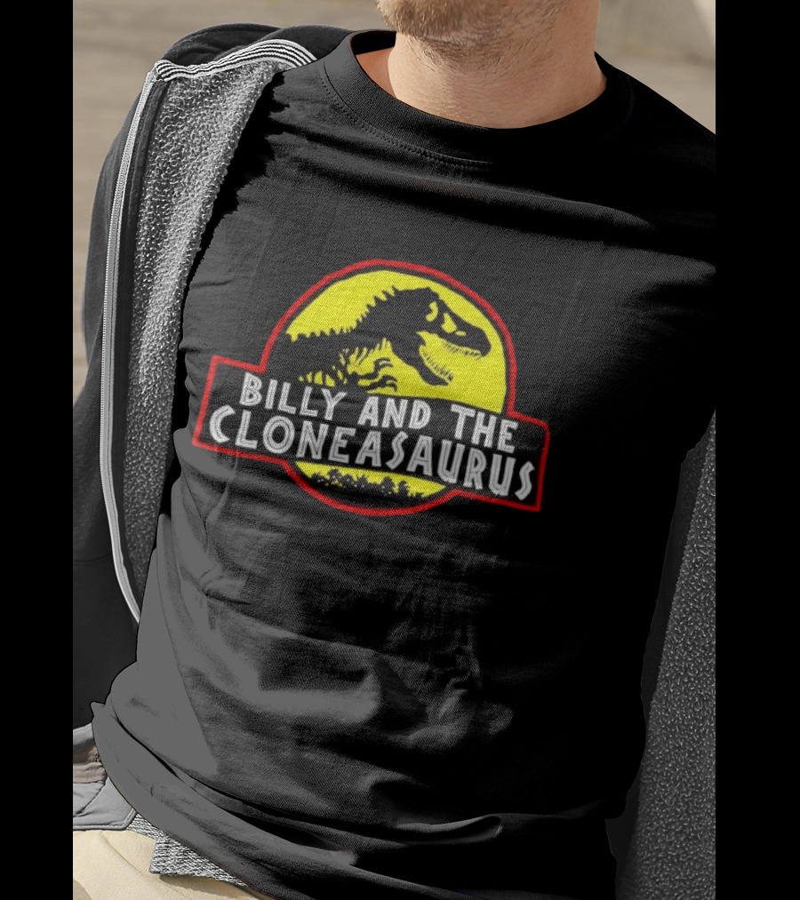 Billy And The Cloneasaurus Dinosaur Park T-Shirt