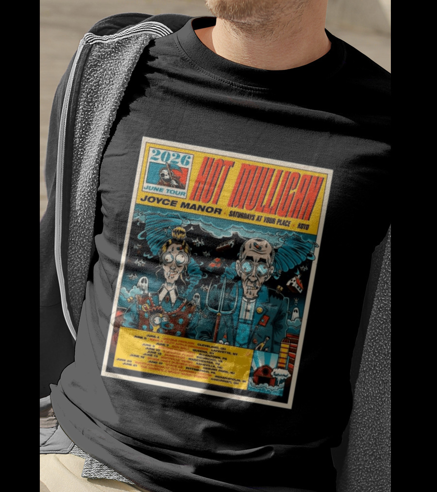 2026 Hot Mulligan June Tour Joyce Manor Saturdays At Your Place Koyo T-Shirt