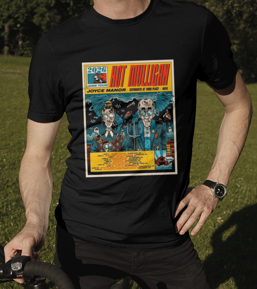 2026 Hot Mulligan June Tour Joyce Manor Saturdays At Your Place Koyo T-Shirt