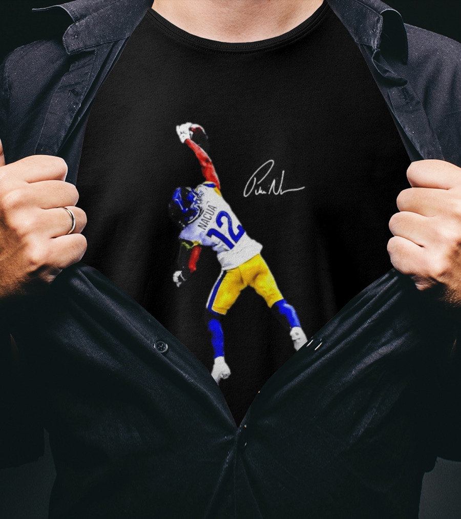 Puka Nacua 12 Los Angeles Rams Football Catch Highlight T-Shirt