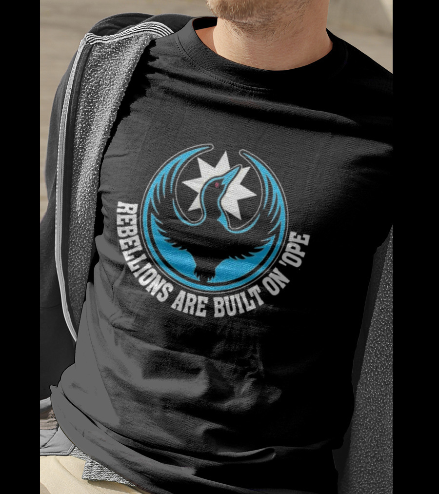 Rebellions Are Built On 'Ope Star Wars Inspired Phoenix Crest T-Shirt