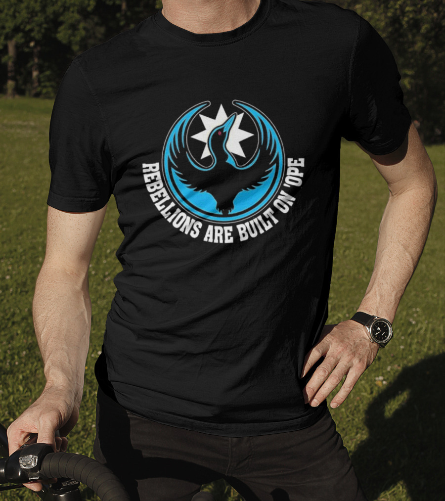 Rebellions Are Built On 'Ope Star Wars Inspired Phoenix Crest T-Shirt