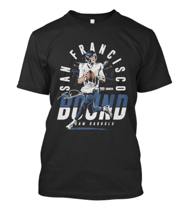 Sam Darnold San Francisco Bound Football Quarterback Journey T-Shirt