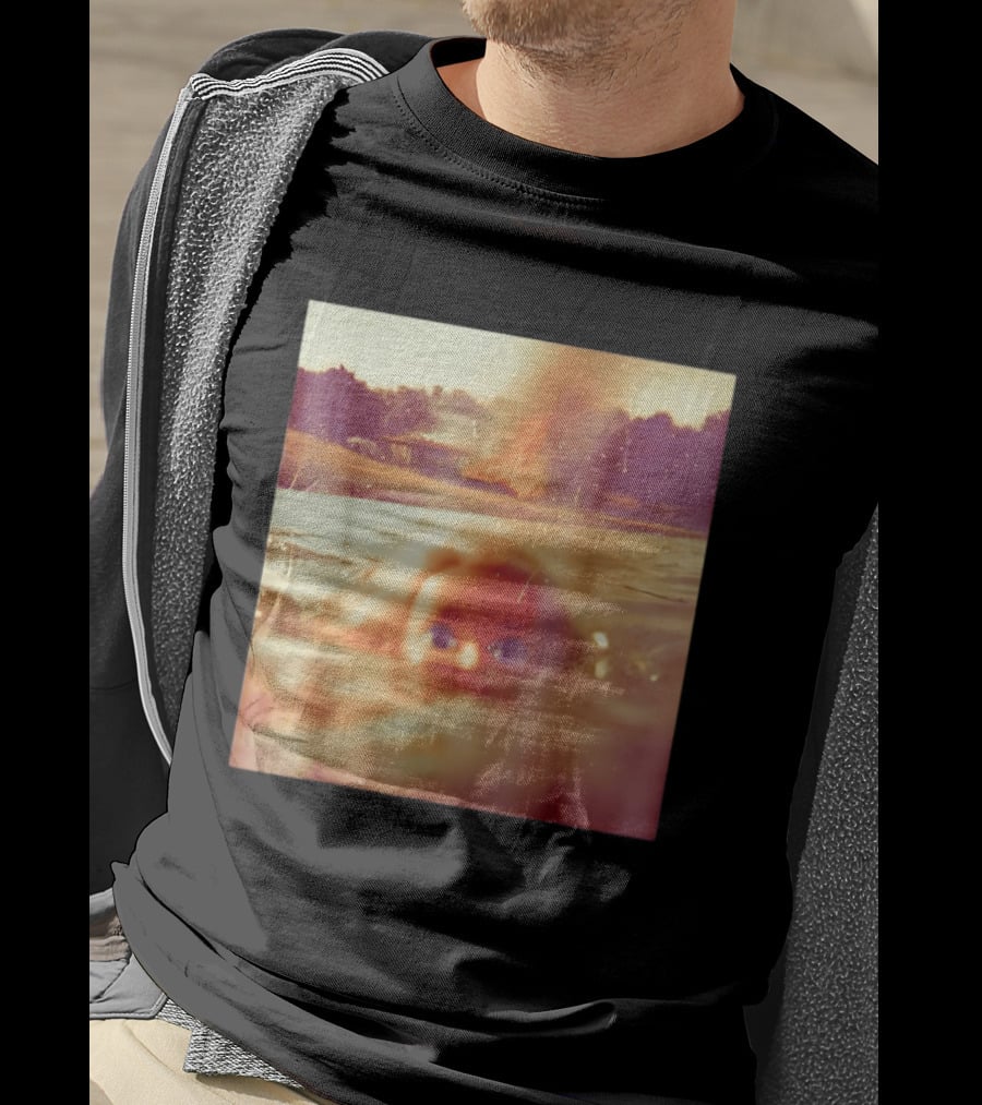 Doll Face Meme Swimming Surreal Humor T-Shirt
