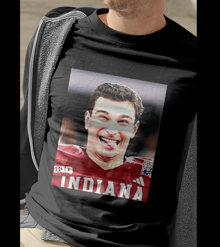 Indiana Hoosiers Fernando Mendoza NCAA Football Celebration Big Ten Championship Peachtree Bowl T-Shirt