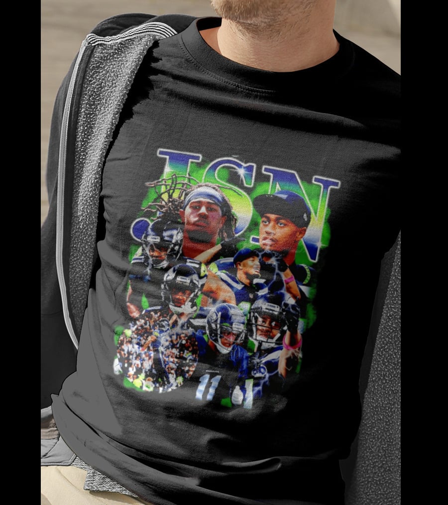 JSN Jaxon Smith Njigba Seattle Seahawks Football Game Day Energy T-Shirt