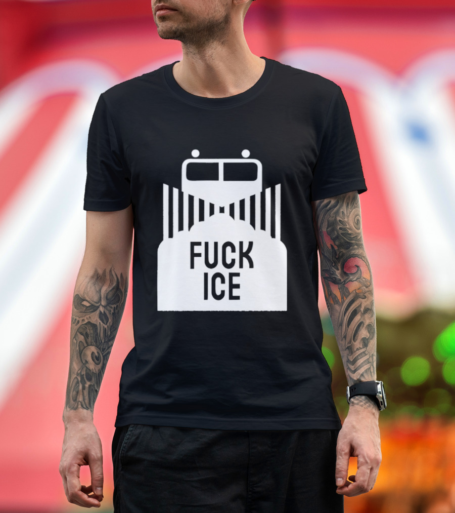 Fuck Ice Detention Abolition Protest Message T-Shirt
