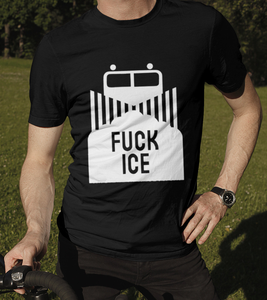 Fuck Ice Detention Abolition Protest Message T-Shirt