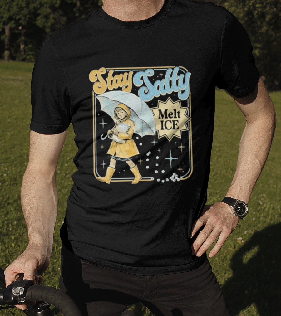 Stay Salty Melt ICE Umbrella Girl T-Shirt