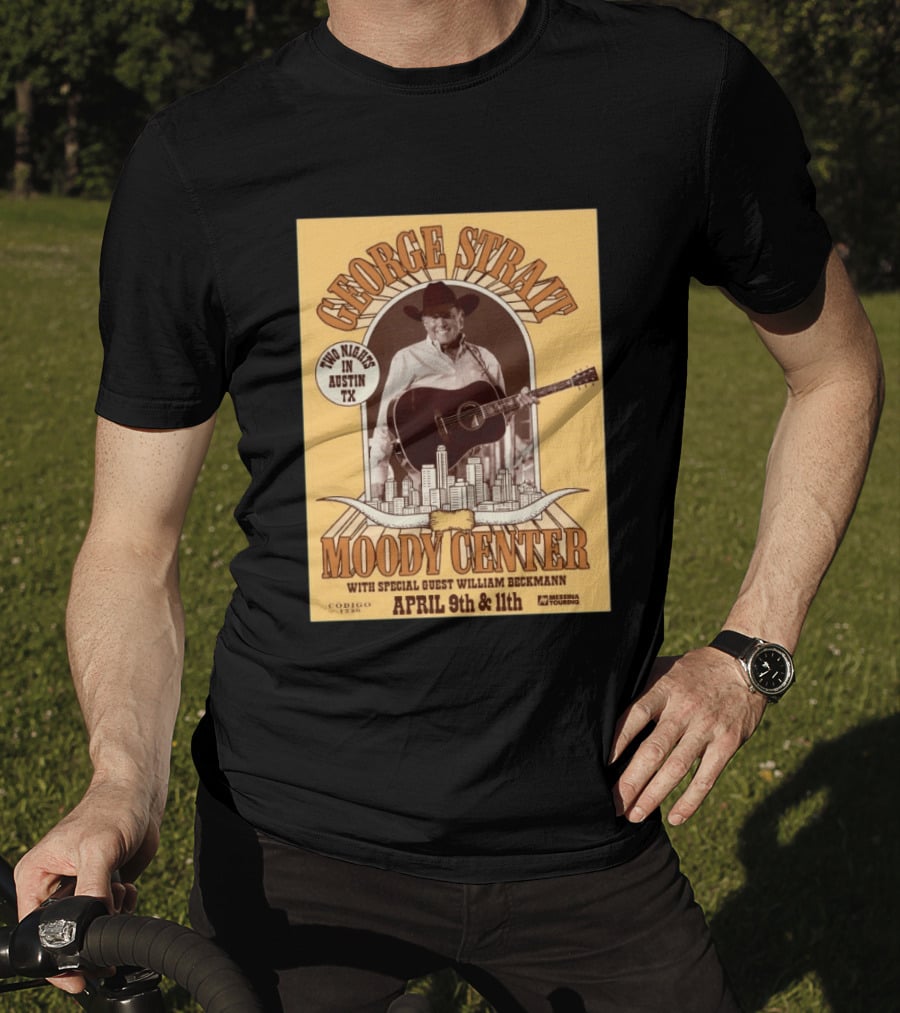 George Strait Moody Center Austin TX Apr 9 11 2026 T-Shirt