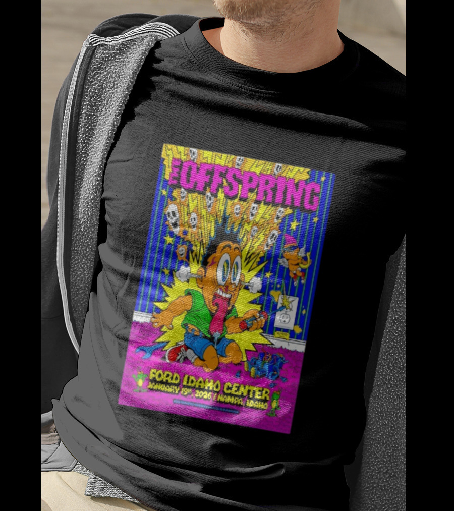 The Offspring Ford Idaho Center January 19 2026 Nampa Idaho T-Shirt