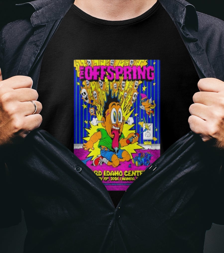 The Offspring Ford Idaho Center January 19 2026 Nampa Idaho T-Shirt