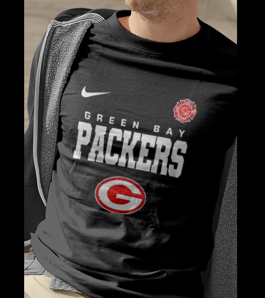 Green Bay Packers Red Friday Firefighter Nike Packers G T-Shirt