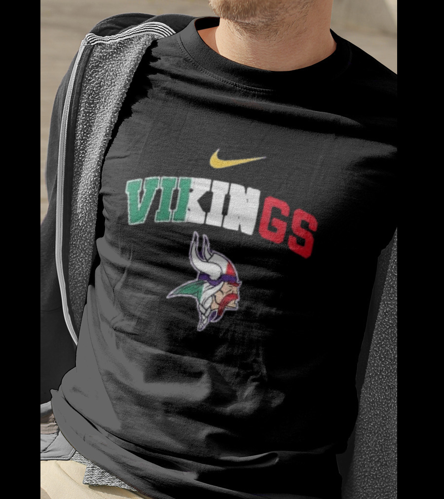Minnesota Vikings Italia Nike Go Vikings T-Shirt