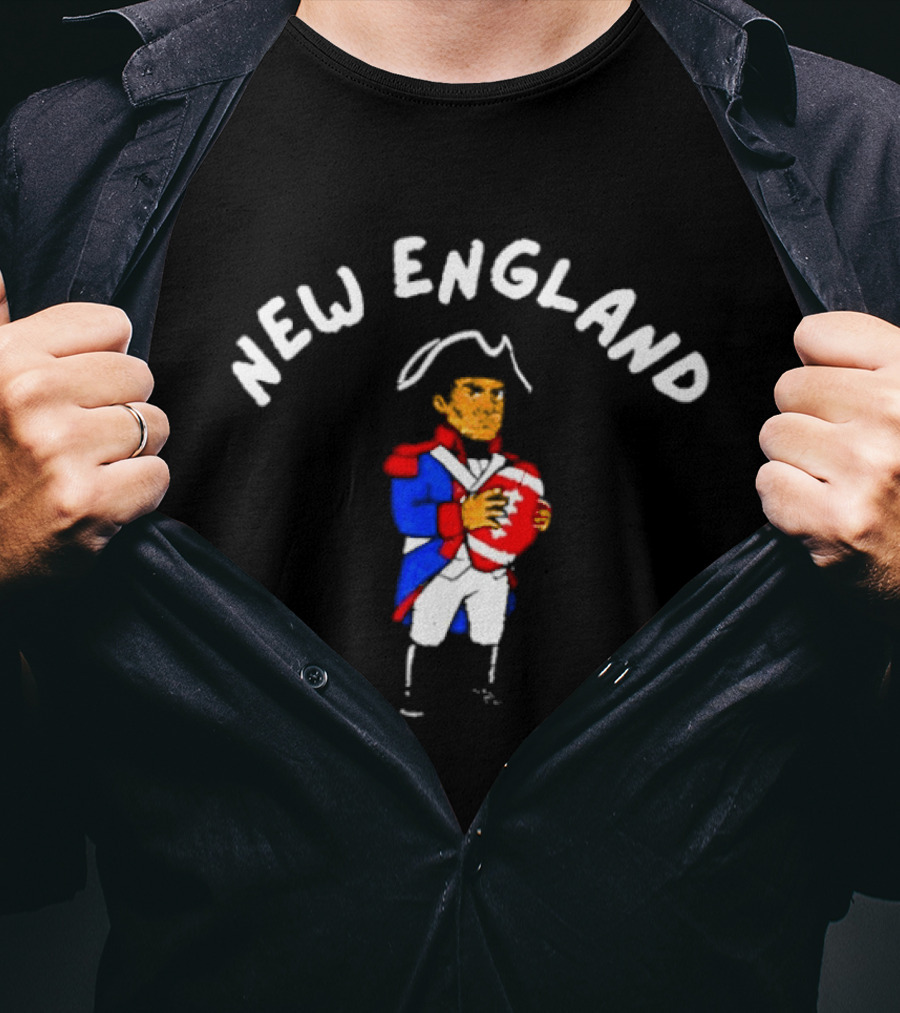 New England Patriots Football Mascot Colonial T-Shirt