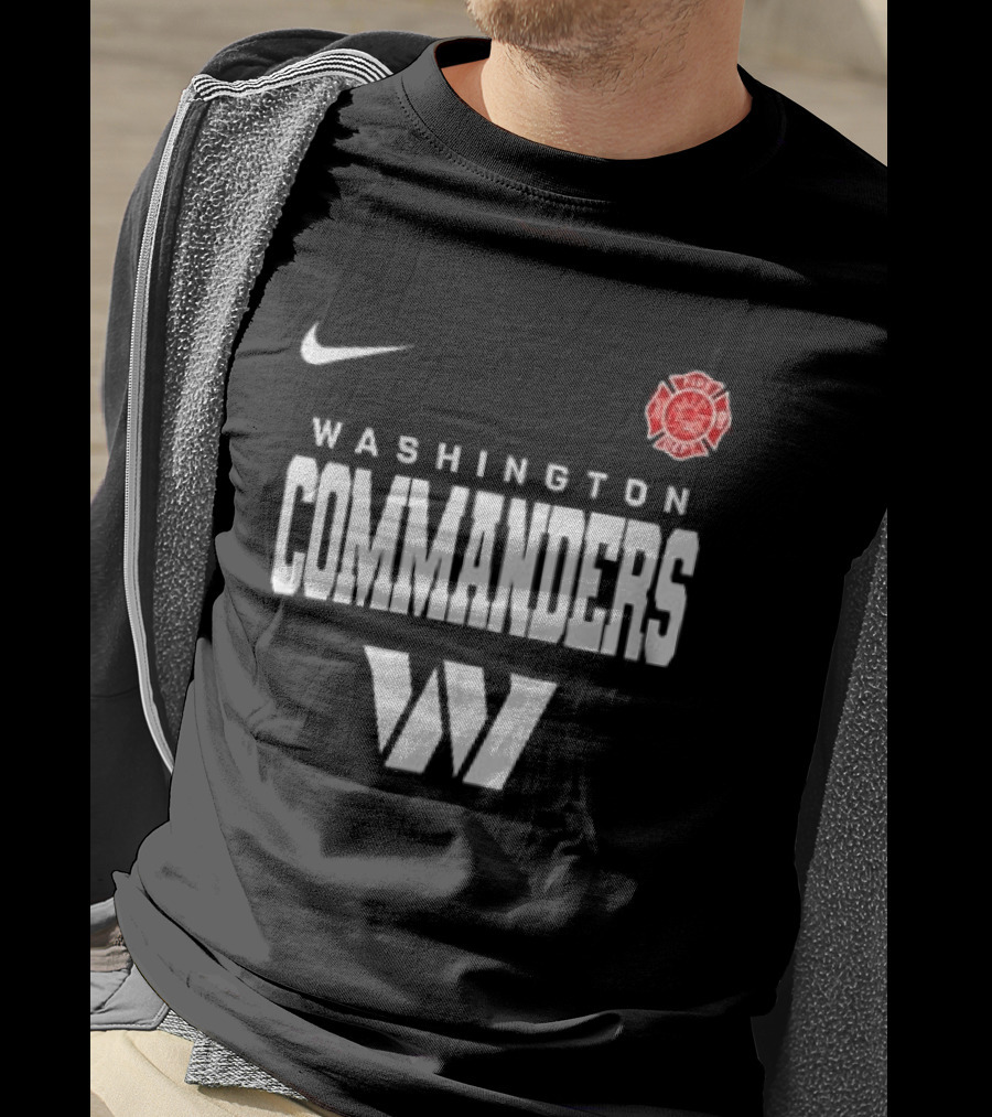 Washington Commanders Red Friday Firefighter Nike Team T-Shirt