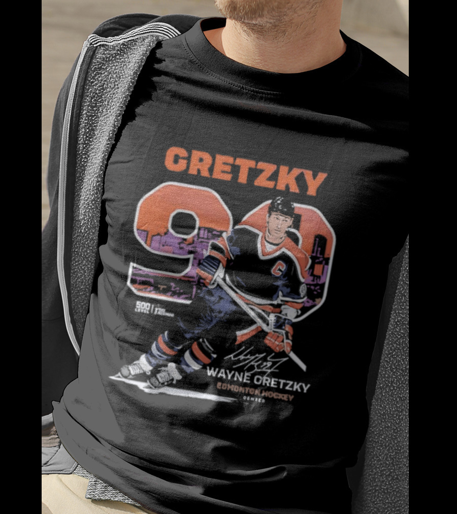 Wayne Gretzky 99 Edmonton Hockey T-Shirt