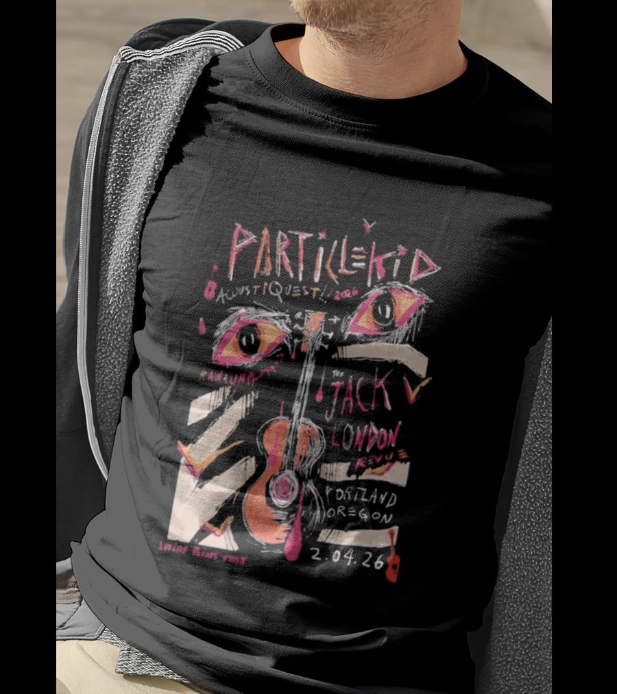 Particlekid AcoustiQuest Tour Portland Oregon 2026 Jack London Reimagined T-Shirt