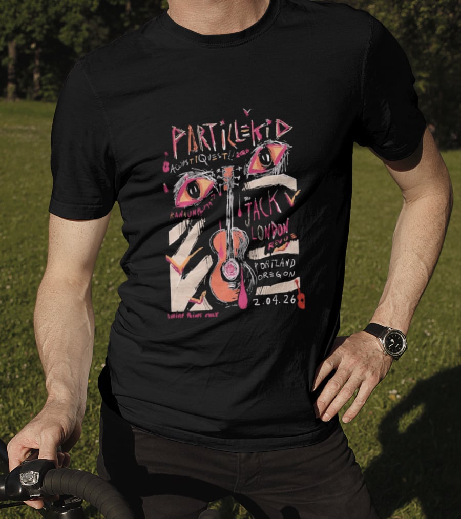 Particlekid AcoustiQuest Tour Portland Oregon 2026 Jack London Reimagined T-Shirt