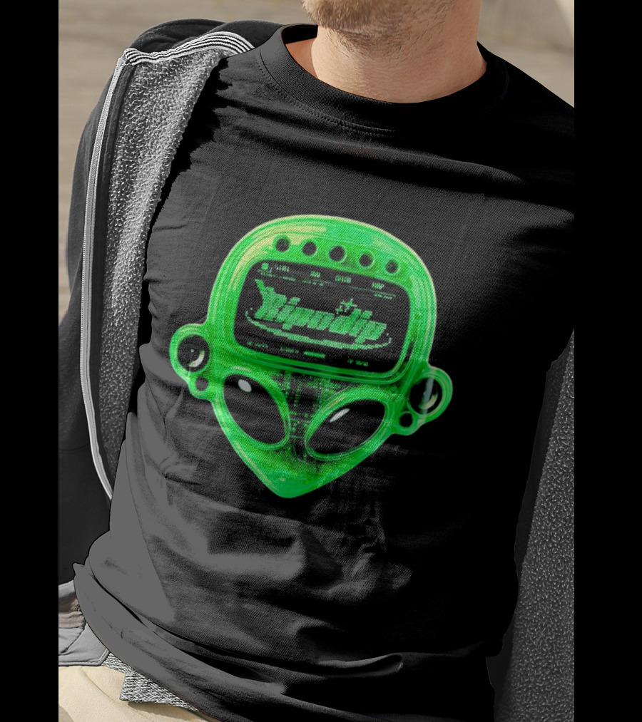 Ripndip Alien HP Level AP Green Transparent Device T-Shirt