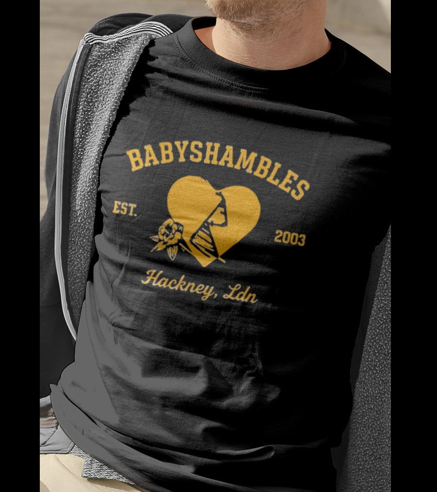 Babyshambles Est 2003 Hackney Ldn Heart T-Shirt