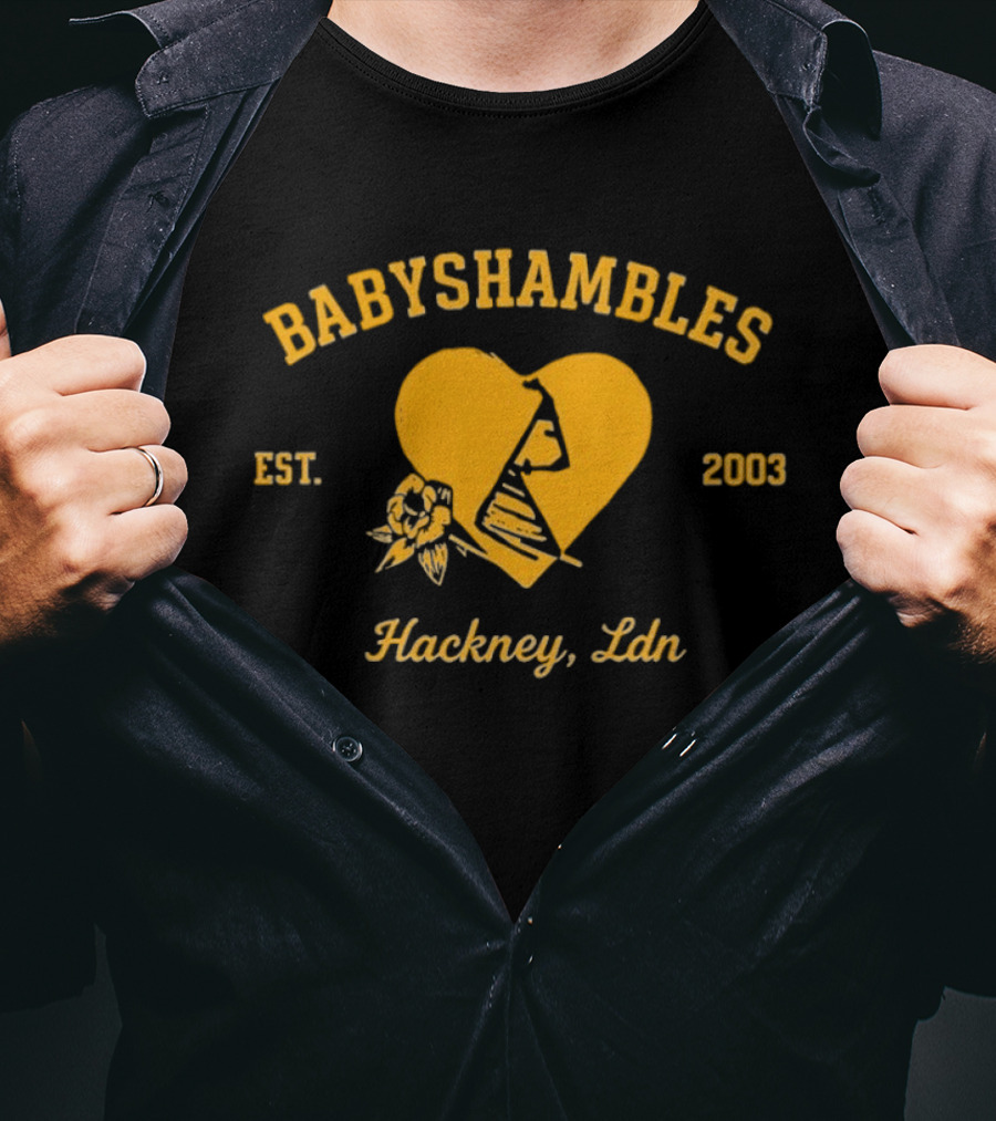 Babyshambles Est 2003 Hackney Ldn Heart T-Shirt