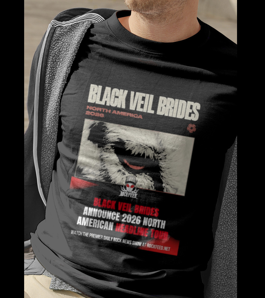 Black Veil Brides Announce 2026 North American Endless Tour Dates T-Shirt