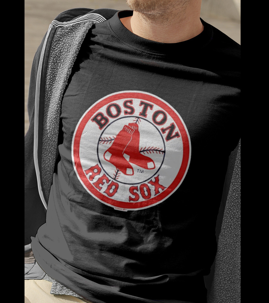 Boston Red Sox Hanging Red Socks Baseball Team T-Shirt