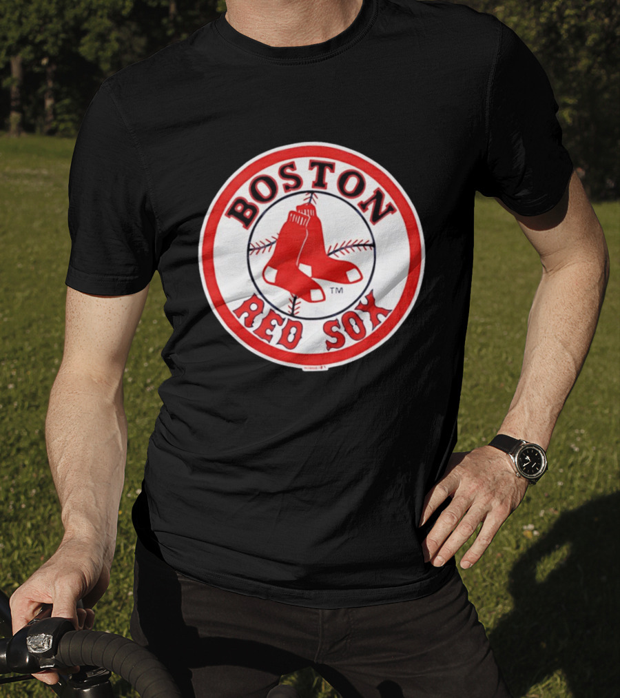 Boston Red Sox Hanging Red Socks Baseball Team T-Shirt