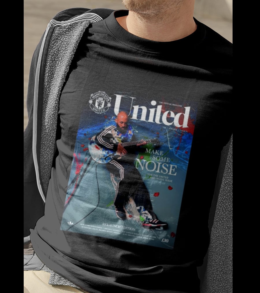 Manchester United United Magazine February April 2026 Make Some Noise Music Edition Cover Relaunch Edition T-Shirt