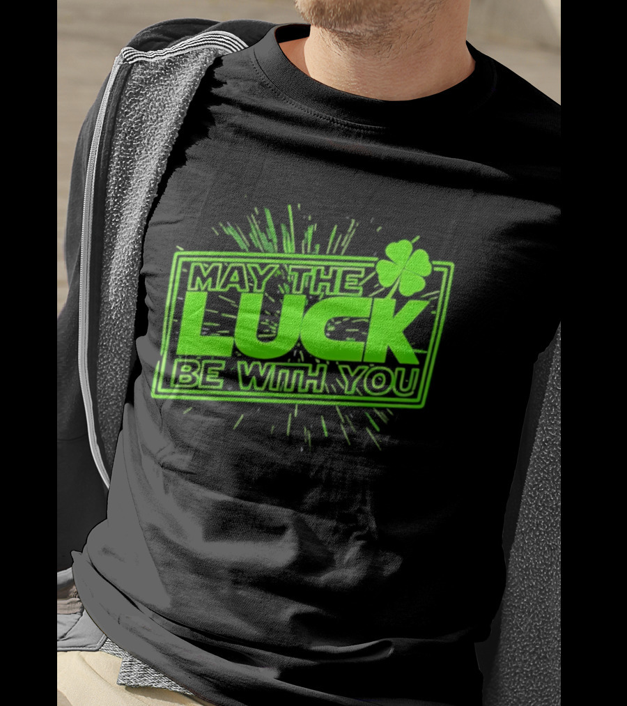 May The Luck Be With You Clover Star Wars T-Shirt