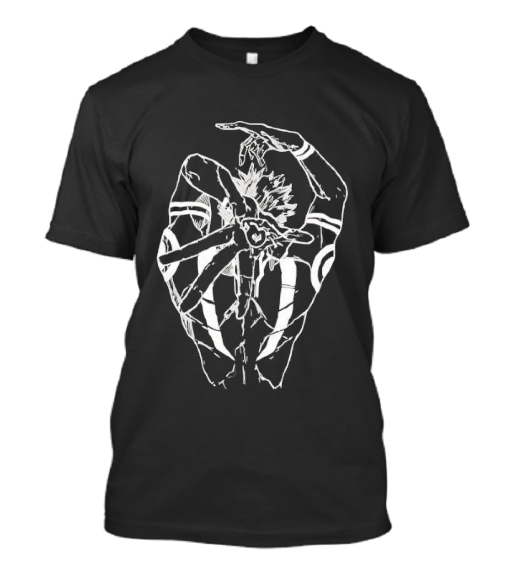 Jujutsu Kaisen Ryomen Sukuna Finger Heart Tattoos Anime Manga Aesthetic T-Shirt