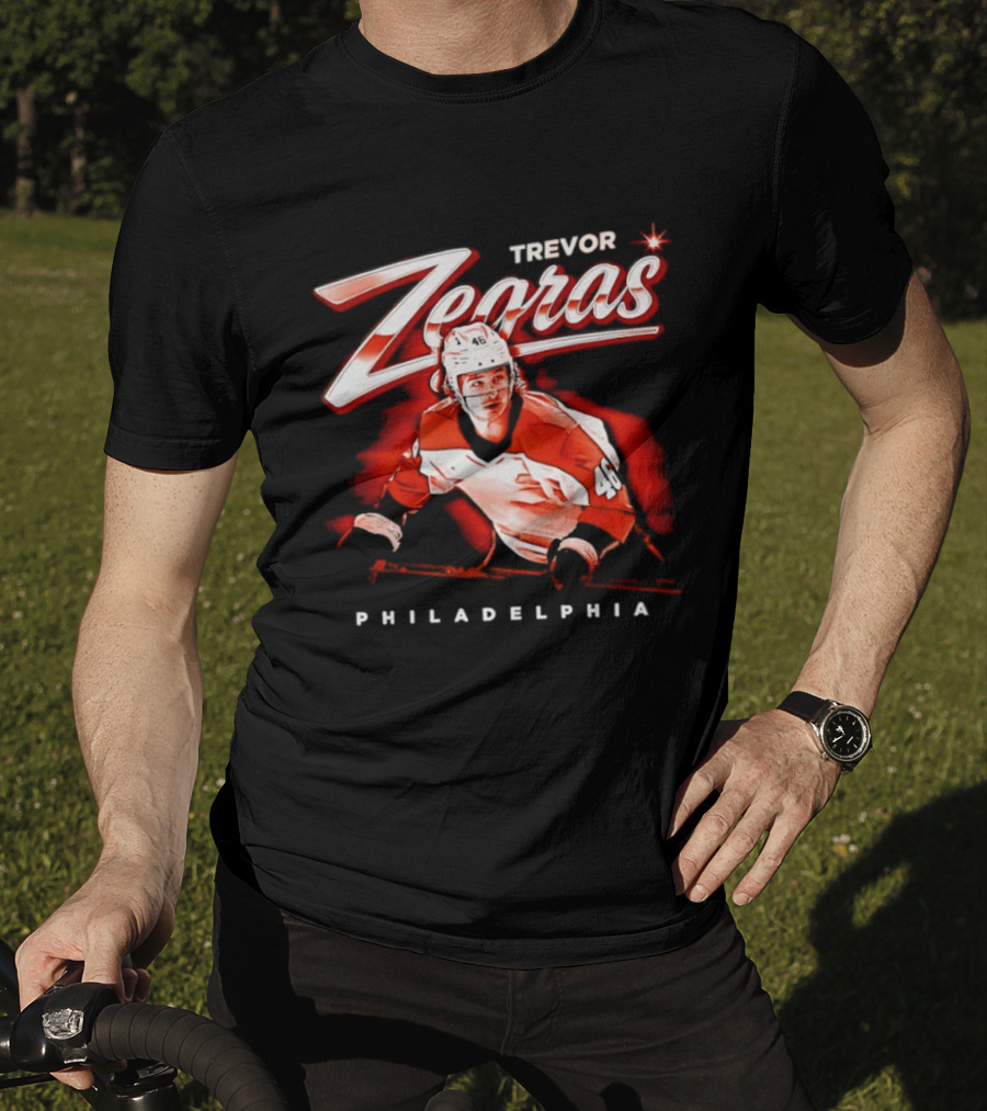 Trevor Zegras Philadelphia Hockey T-Shirt