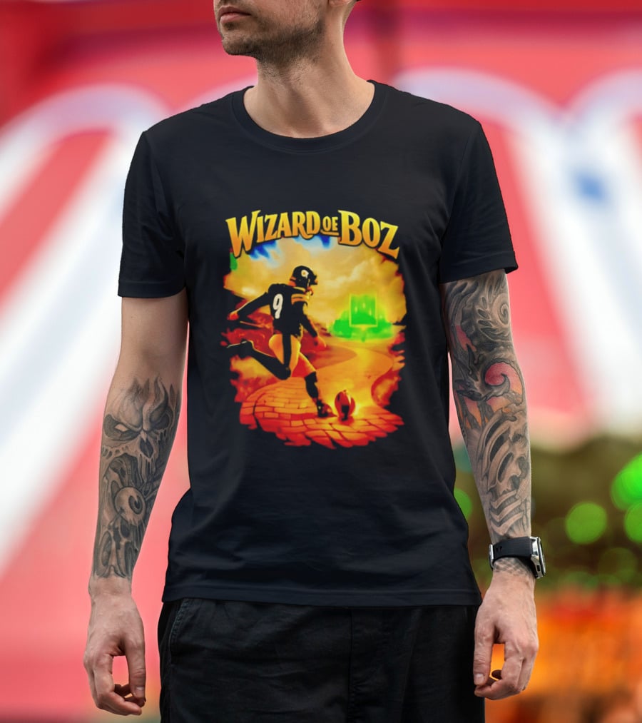 Wizard Of Boz Chris Boswell Pittsburgh Steelers Football Kicker Fantasy T-Shirt