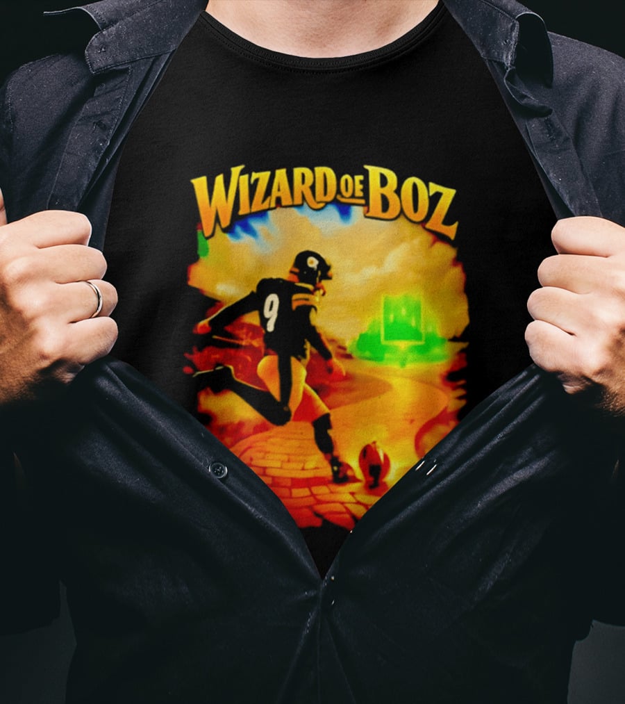 Wizard Of Boz Chris Boswell Pittsburgh Steelers Football Kicker Fantasy T-Shirt