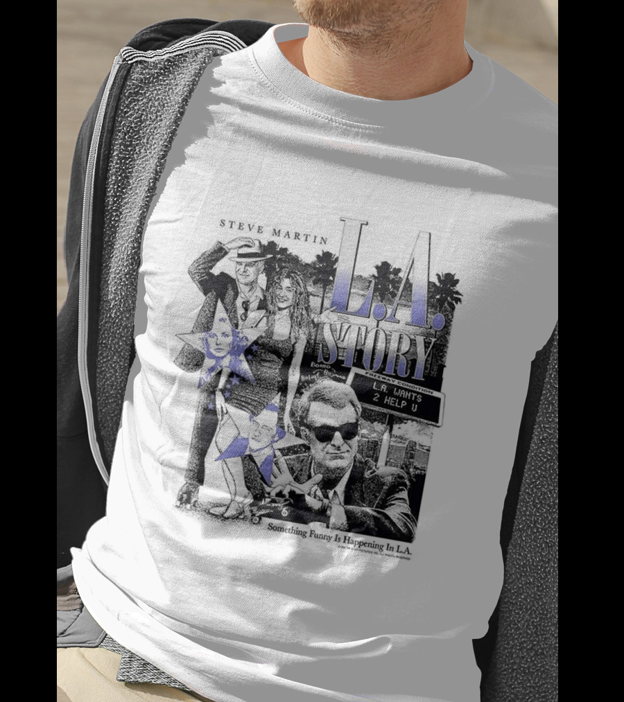 Steve Martin SanDeE L.A. Story Retro Movie 90s Comedy T-Shirt